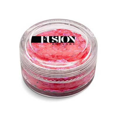Fusion Body Art Glitter Cream - Pink Fairy Floss 10ml Fusion Body Art Glitter Cream - Pink Fairy Floss 10ml